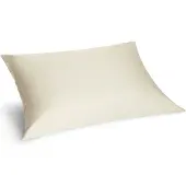 Yumeko Kussensloop Katoensatijn 70x90 Beige - Eco, Bio & Fairtrade