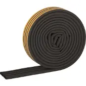 Fix-o-moll tochtband zelfklevend D 9x5,5mm 18m zwart