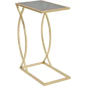 Mauro Ferretti Bijzettafel in glamourstijl, hoogte 60 cm