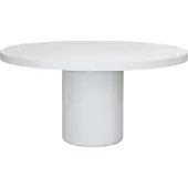 Giga Meubel Eettafel Eden Rond Wit 120cm