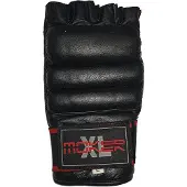 Moker MMA handschoenen Leer - Zwart