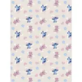 Lilo & Stitch Stitch fleece plaid beige 110 x 150 cm - polyester