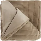 Unique living Plaid Norah Taupe 200 X 150 Cm