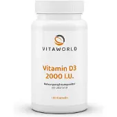 Vitaworld Vitamine D3 2000 I.E. 100 capsules