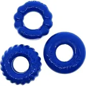 Oxballs - Bonemaker Cockring Set - 3 stuks - Blauw