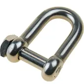 Goldenship Trawling D Shackle Zilver 22 mm