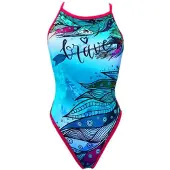 Turbo Brave Revolution Swimsuit Blauw M Vrouw