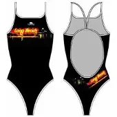 Turbo Long Beach Swimsuit Zwart 5XL Vrouw