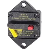 Blue Sea Systems Flush Mount Circuit Breaker Zilver 70A
