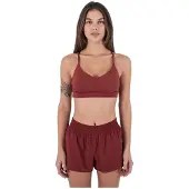 Hurley Solid Cross Back Sportbeha Met Lage Impact