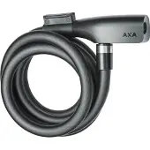 Axa Resolute 12-180 Kabelslot – 180 cm – 12 mm – Automatische kliksluiting – Inclusief framehouder – Matzwart
