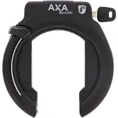 Axa Block XXL Frameslot – ART 2 fietsslot – Extra brede opening voor ballonbanden – Met Plug‑in mogelijkheid – Gehard staal – Multi‑bevestiging – Beveiligingsniveau 12 – Zwart