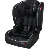 Carkids i-Size Autostoeltje Jessie - Voldoet aan I-Size R-129 Norm - Voor kinderen van 76 tot 150cm - Met Isofix & Top Tether aansluiting - Zwart/Wit