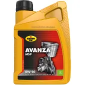 Kroon-Oil - Avanza MSP 0W-20 - Synthetische Motorolie - 1 Liter - Transparant