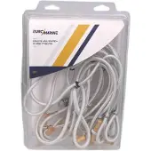 Euromarine Sail Mooring Rope 3 M Transparant