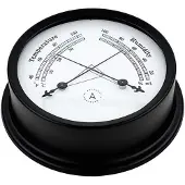 Autonautic Instrumental Aluminium Pacific Series Th120n Hygrometer Zilver 120 mm