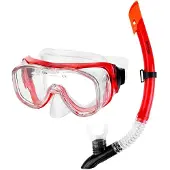 Spokey Luzon Swimming Mask Rood Man,Vrouw