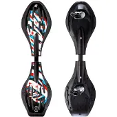 Streetsurfing Schildkröt waveboard The Wave - Black Glitch skateboard.