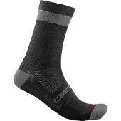 Castelli Alpha 18 Zwarte Sokken, Maat XXL