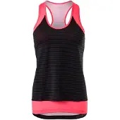 Agu Fietsshirt AGU Women Layered Racertop Essential Neon Coral-S