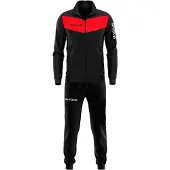Givova Trainingspak Tuta Visa Zwart-Rood Sum - Maat S