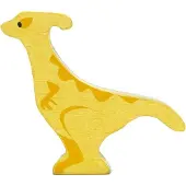 Tender Leaf Toys Dino Parasaurolophus 15 Cm Hout Geel