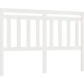 vidaXL Hoofdbord 166x4x100 cm massief grenenhout wit