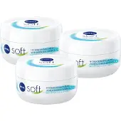 Nivea Soft Bodycrème - Crème voor Lichaam en Gezicht - Hydraterende Gezichtscrème - Voordeelverpakking - 3 x 200 ml