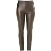 Base Level imitatieleren slim fit legging Ysabel zwart female | Maat: 38