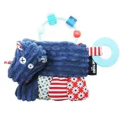 Les Deglingos Globe Trotoys Activity rammelaar het nijlpaard 22 cm