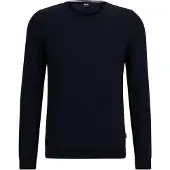 BOSS Trui 'Leno' donkerblauw
