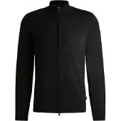 HUGO BOSS Gebreid vest 'Balonso' zwart