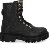 Red-Rag leren veterboots zwart Meisjes Leer Effen - maat 33