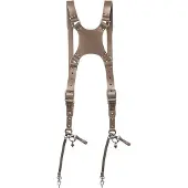 The Hantler Dual camera harness Warm taupe / Old silver, Regular