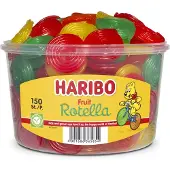 Haribo Fruit Rotella snoep - 150 stuks - 1200g