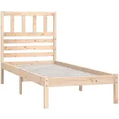 vidaXL Bedframe massief grenenhout 90x190 cm