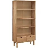 vidaXL Boekenkast OTTA 2 lades massief grenenhout