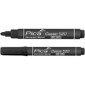 PICA 520/46 Permanent Marker | 1-4mm | Rond | Zwart | 10 stuks - PI52046