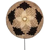 Good &Mojo Wandlamp andros /zwart Ø45cm