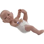 Paola Reina Bebitos Babypop Blank Jongen Met Luier 45Cm