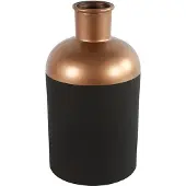 Countryfield Fles Madelon glas L17B17H31CM zwart