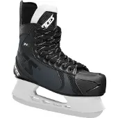 Roces - RH 6 - IJshockeyschaatsen - Schaatsen Heren - Zwart Wit - High Support Enkelcup & Comfortvoering - Maat EU 39