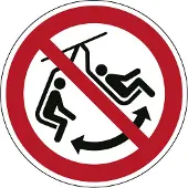 Allesveilig.nl Niet schommelen met het stoeltje pictogram