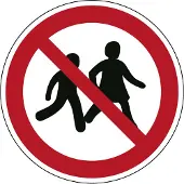 Allesveilig.nl Kinderen niet toegestaan pictogram