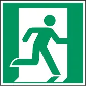 Allesveilig.nl Nooduitgang richting rechts pictogram