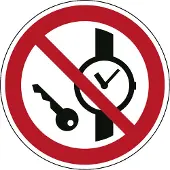 Allesveilig.nl Kleine metalen voorwerpen verboden pictogram