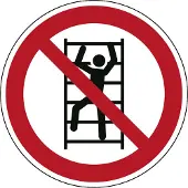 Allesveilig.nl Klimmen verboden pictogram