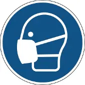 Allesveilig.nl Mondkapje verplicht gebodspictogram