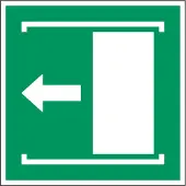Allesveilig.nl Deur naar links schuiven om te openen pictogram