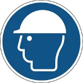 Allesveilig.nl Veiligheidshelm verplicht gebodspictogram
